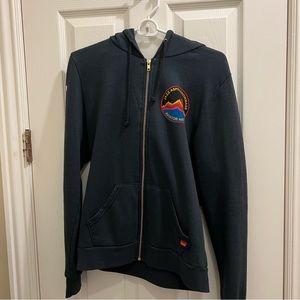 Aviator nation charcoal zip up